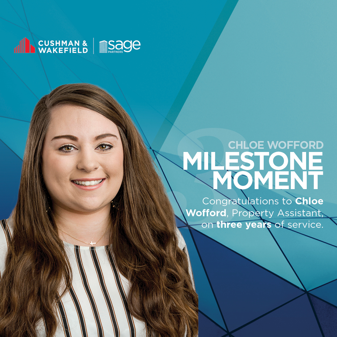 SagePartnersAR's tweet photo. We're celebrating Chloe Wofford who began working with us in May of 2019! Thanks for everything you do. We're so happy you're part of our Sage family!

#SagePartners #CommercialRealEstate #Anniversaries https://t.co/eU5IgHLwcc