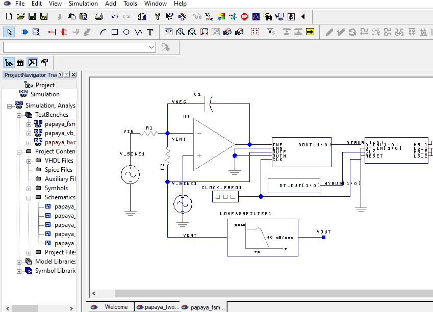 EDRT_PAPAYA's tweet photo. After successfully building and simulating the integrator and quantizer, the next step was to implement the Finite-State-Machine (FSM). We made some drafts for the FSM before we implemented it in VHDL-AMS in #Systemvision by #mentorgraphics. #Mikroelektronik #Leistungselektronik https://t.co/PfdHPPqEvb
