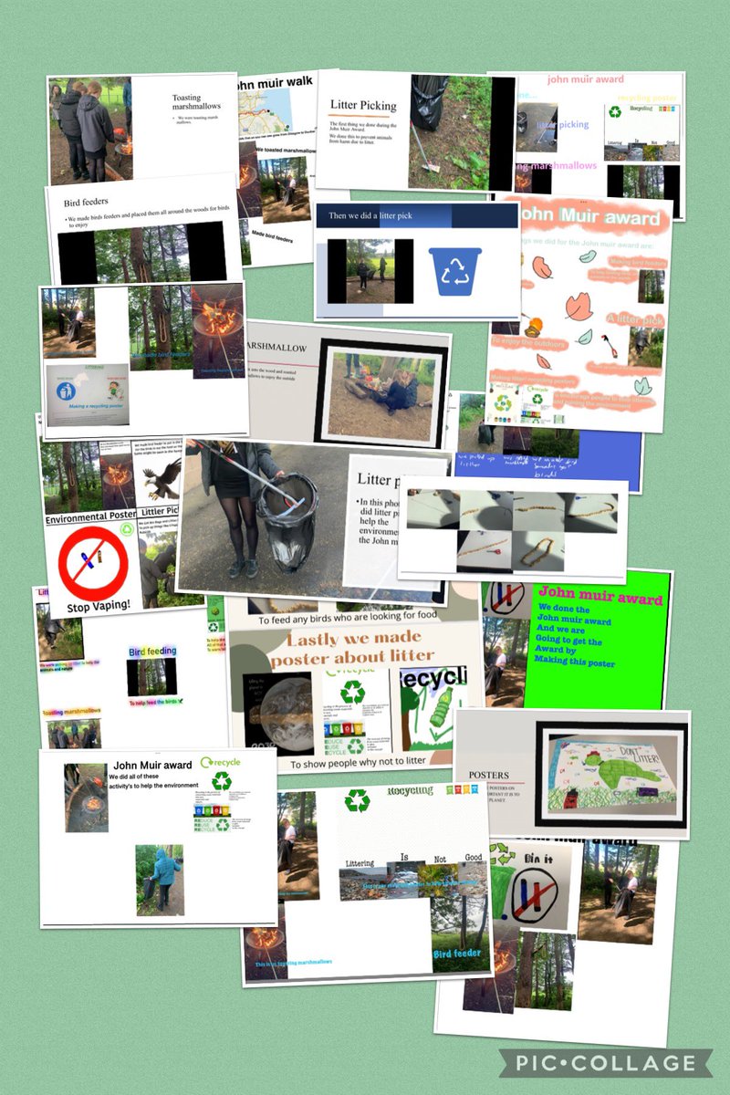 <a href="/Boness_Academy/">Bo'ness Academy</a> <a href="/BA_SocialSubs/">BA Social Subjects & RMPS</a> would love to share the work from Kinglass B for the John Muir Award ♻️