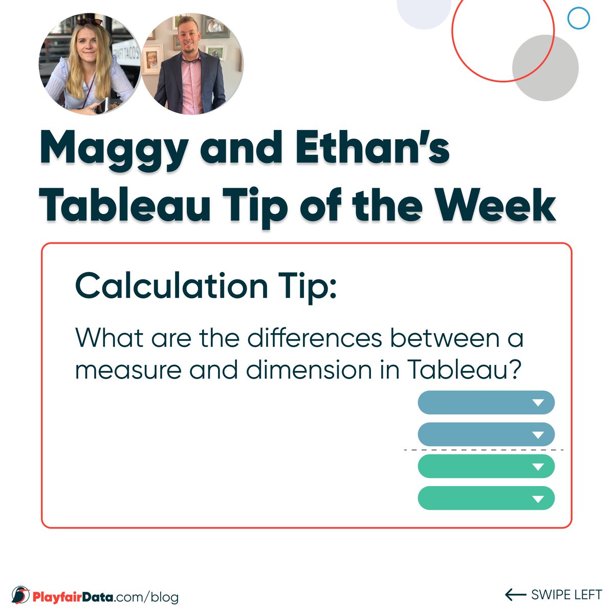 thedataveteran's tweet photo. Hey #datafam! @MaggyMuellner and I are back at it again with another round of our #WeeklyTableauTips. This week we are going back to the basics and describing Measures and Dimensions in #Tableau https://t.co/LDICNasbNh