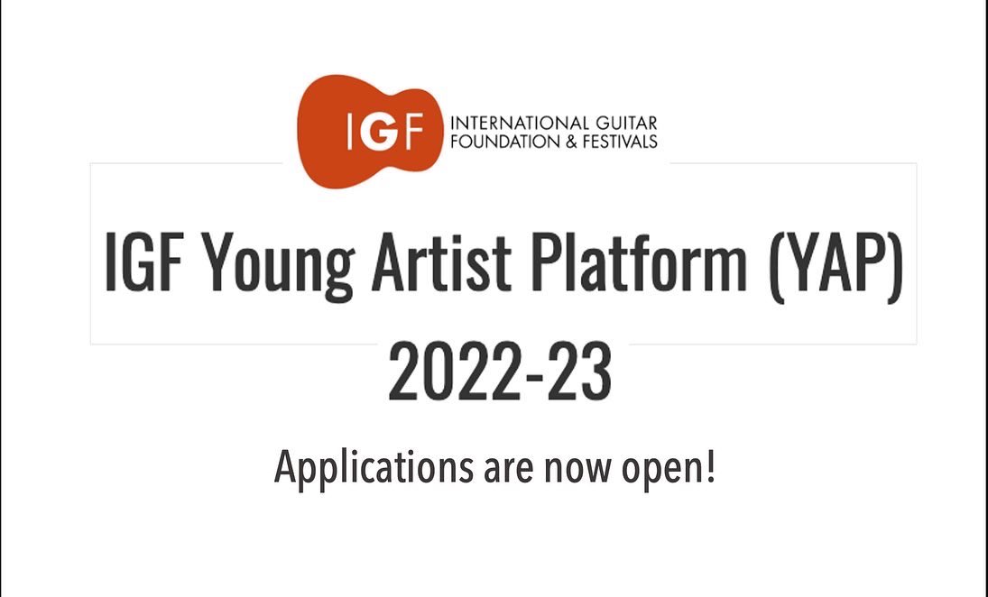 CALLING ALL YOUNG ARTISTS! We’re now taking applications for our Young Artist Platform 2022-23🎶 Head to igf.org.uk/youth/audition… to find out how to apply 🎸