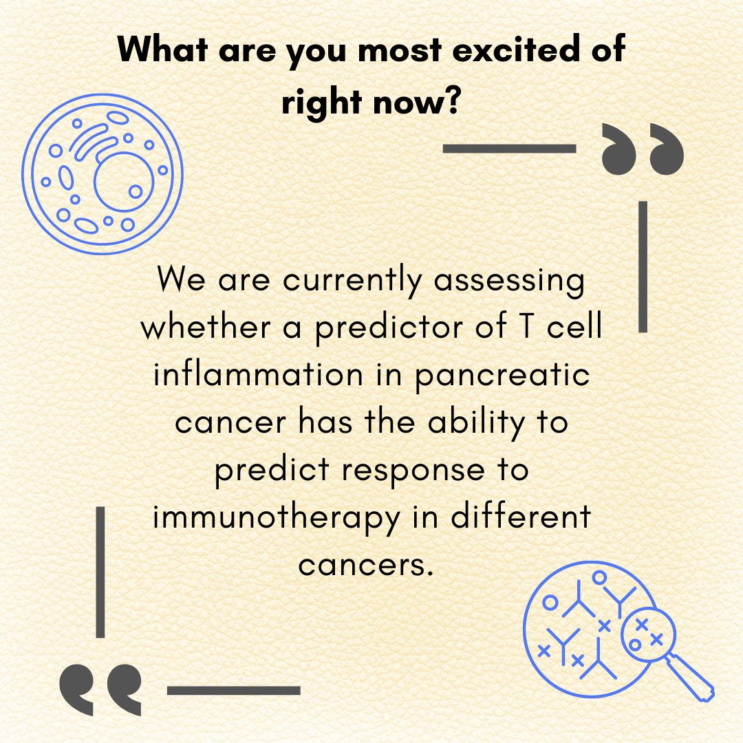 riotdesir's tweet photo. He is under the supervision of Dr. George Zogopoulos. His research looks into how T cell-inflammation occurs in pancreatic cancer. A better understanding of this process can help improve outcomes in patients using immunotherapies. https://t.co/D9PcO4sJJ4