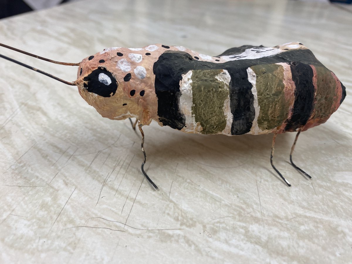CDPStoday's tweet photo. Year 8 pupils have been creating Modroc Insects in Art. Looking at the work of #DamienHirst for inspiration, they have abstracted the colours and patterns to make their final outcomes more attractive!
#Year8Art #KeeponCreating #CirencesterDeerParkSchool #Cirencester #DeerPark https://t.co/dMS0XgnQ7L