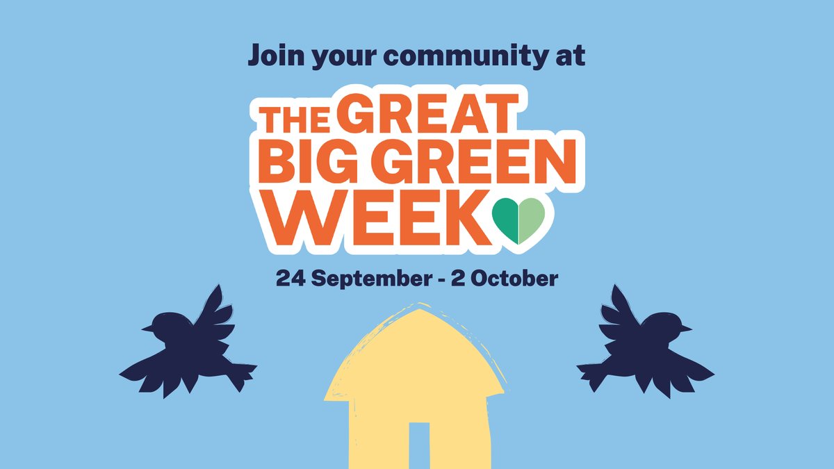 TheCCoalition's tweet photo. Show up for nature, people and climate with your community this September and take part in the #GreatBigGreenWeek! 

From wildlife gardening to green energy projects, and everything in between, there’s something for everyone. https://t.co/Iz2500lneZ 🐝🌸🔋 https://t.co/N4mOfcziIc