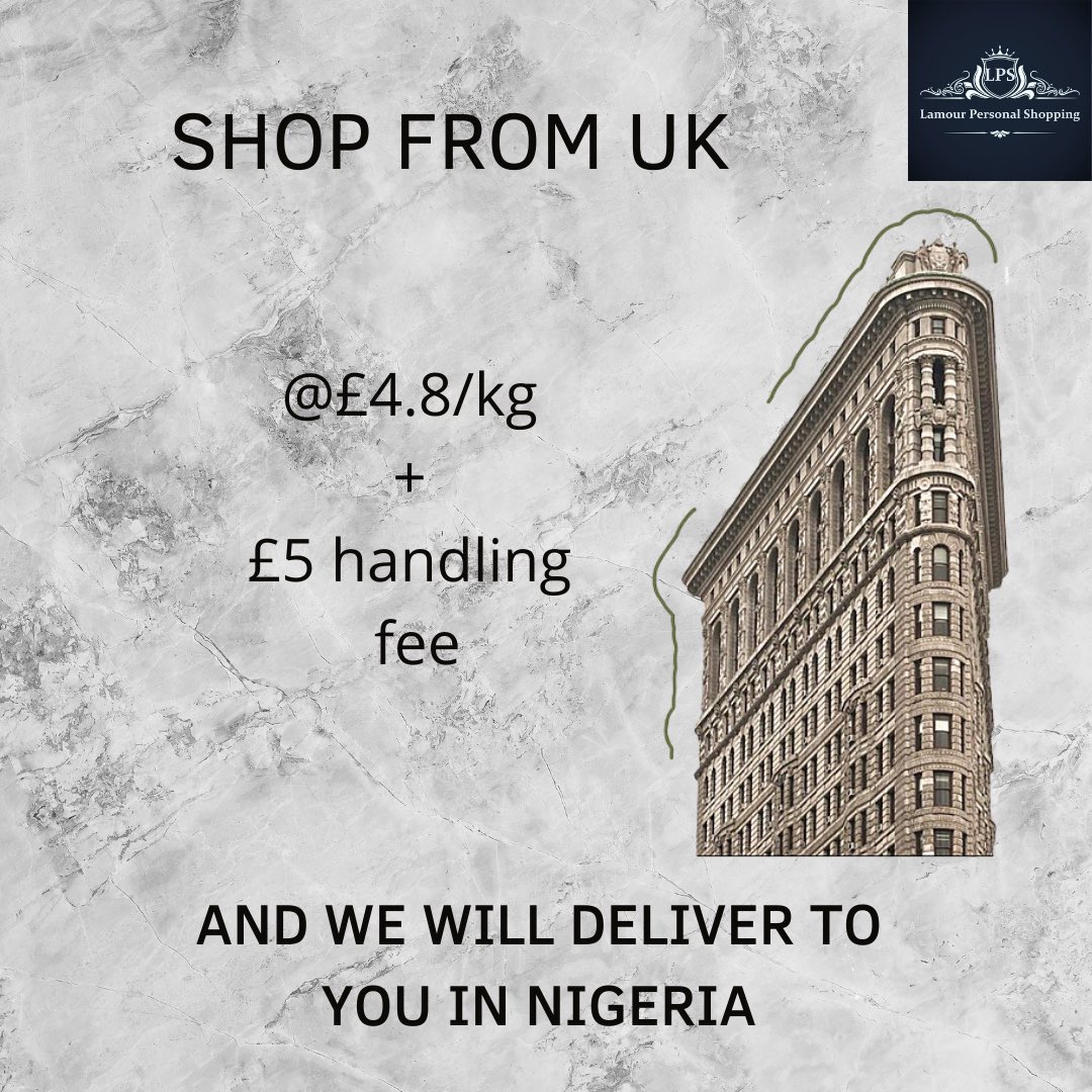 Shop from your favorite stores in UK and have them delivered to you in Nigeria.
.
.
#lps #uktolagos
#uktonigeria #uktonigeriashipping #airfreightinNigeria #LogisticscompanyinLagos 
#reliablelogistics #lamourrates  #vibrantpod #ϝɾσɳƚʅιɳҽʋҽɳԃσɾʂ