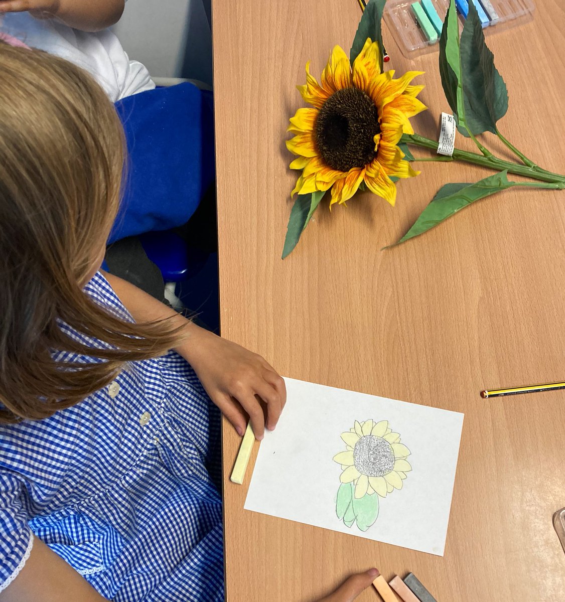 ShacklewellE8's tweet image. Year 2 loved doing observational drawings of flowers 💐🌻 #NWFed #Art #Creativity