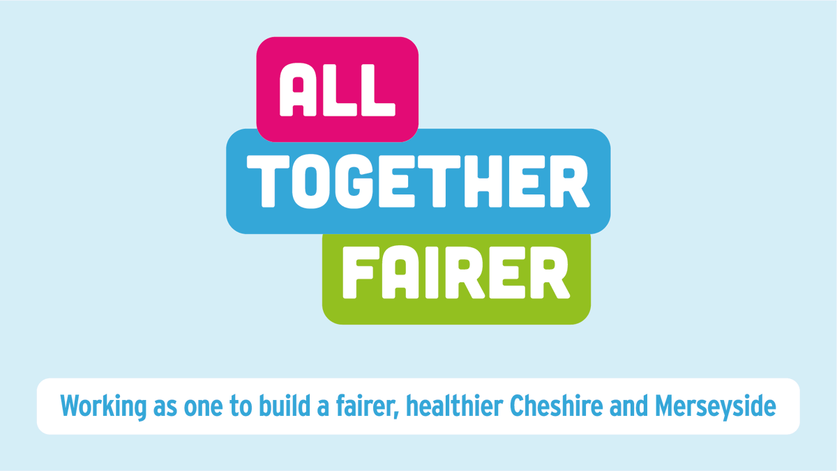Say hello to our new brand for #AllTogetherFairerCM, which has just been presented to partners at our launch event. What do you think? #HealthInequalities #Marmot