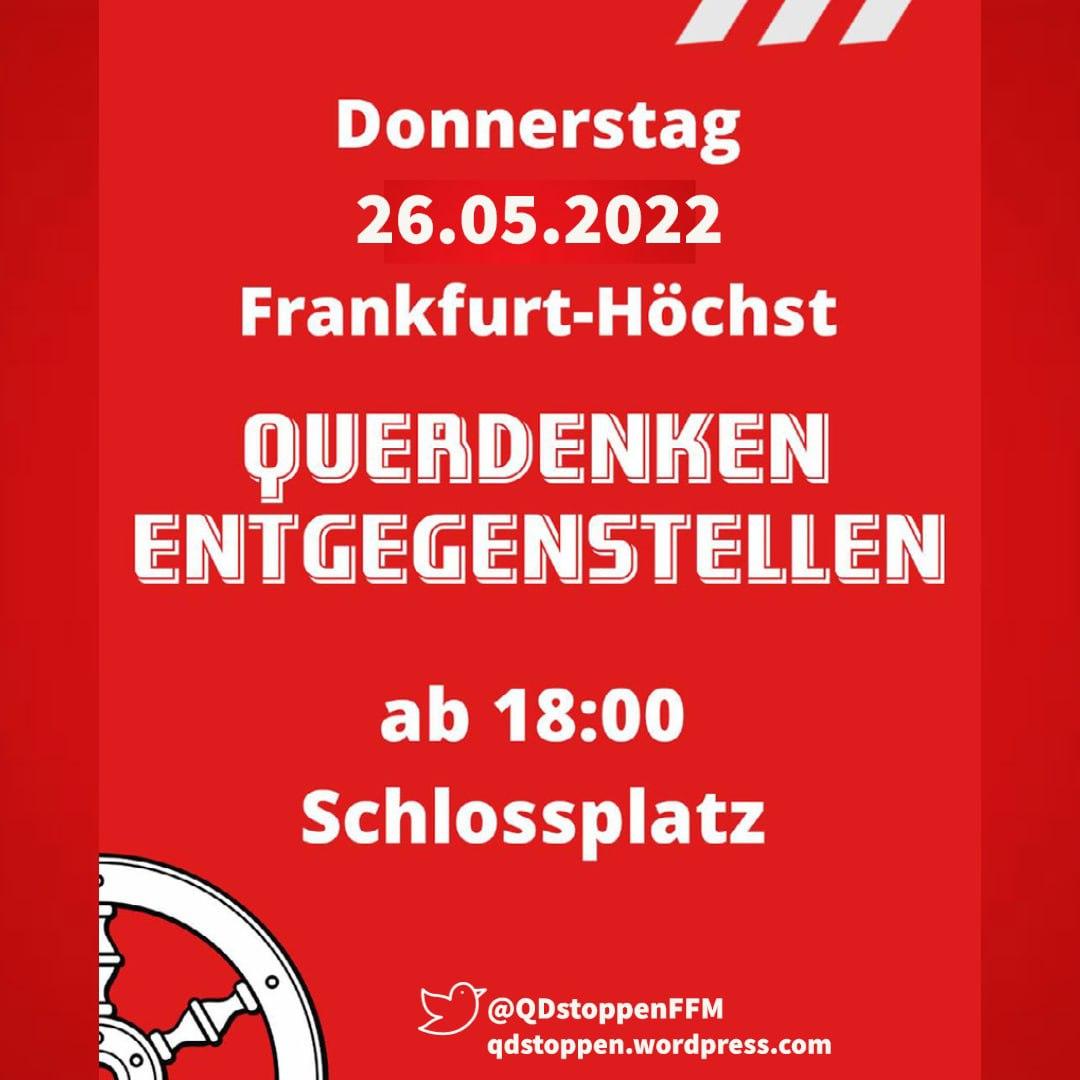 QDstoppenFFM's tweet photo. Heute Abend, Schlossplatz Höchst!
#ffm2605 https://t.co/PotB2z86EK
