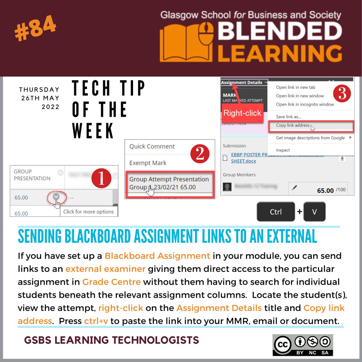 GSBS learntech (@gsbslearntech) on Twitter photo Our #GSBSTTotW should help with <a href="/GCU_GSBS/">Glasgow Caledonian University GSBS</a> staff who are currently marking, moderating and liaising with externals! Our #GSBSTTotW should help with <a href="/GCU_GSBS/">Glasgow Caledonian University GSBS</a> staff who are currently marking, moderating and liaising with externals!