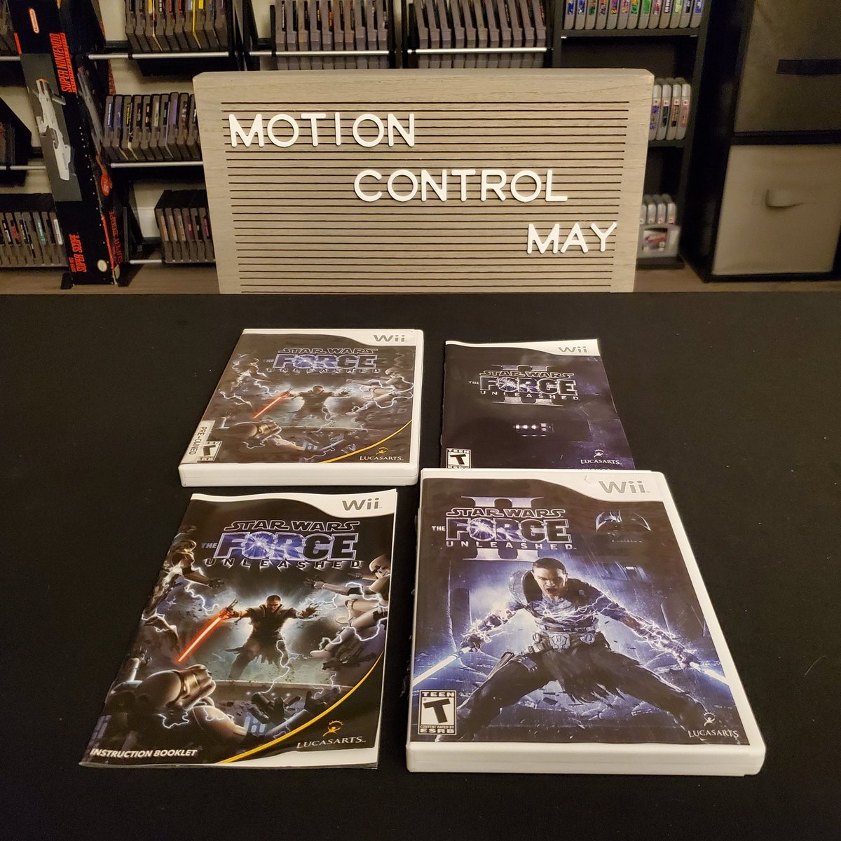 MouraBros's tweet photo. Day 26
The Force requires motion controls! While the second game is still fun, it's way too short.
#motioncontrolmay #nintendo #nintendowii #wii #starwars #theforce #theforceunleashed #theforceunleashed2 #lucasarts #darthvader #starkiller https://t.co/O4DI02bMEz