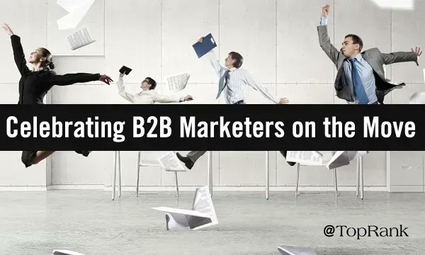 toprank's tweet photo. Congratulations 🎉 to the latest B2B #MarketersOnTheMove including:

@Jessica_Scheu
@JolinaPettice
@joshspilker
@AceSage
@kurtlambert
@LinWriter
@lucymoran
@OmarAlSinjari
@Tweetinggoddess
@steve_watt1
@oilman
@VKobeh

@lanerellis has the full list here: ➡ https://t.co/Y4WBIBtkIu https://t.co/IdVt2GTNTj