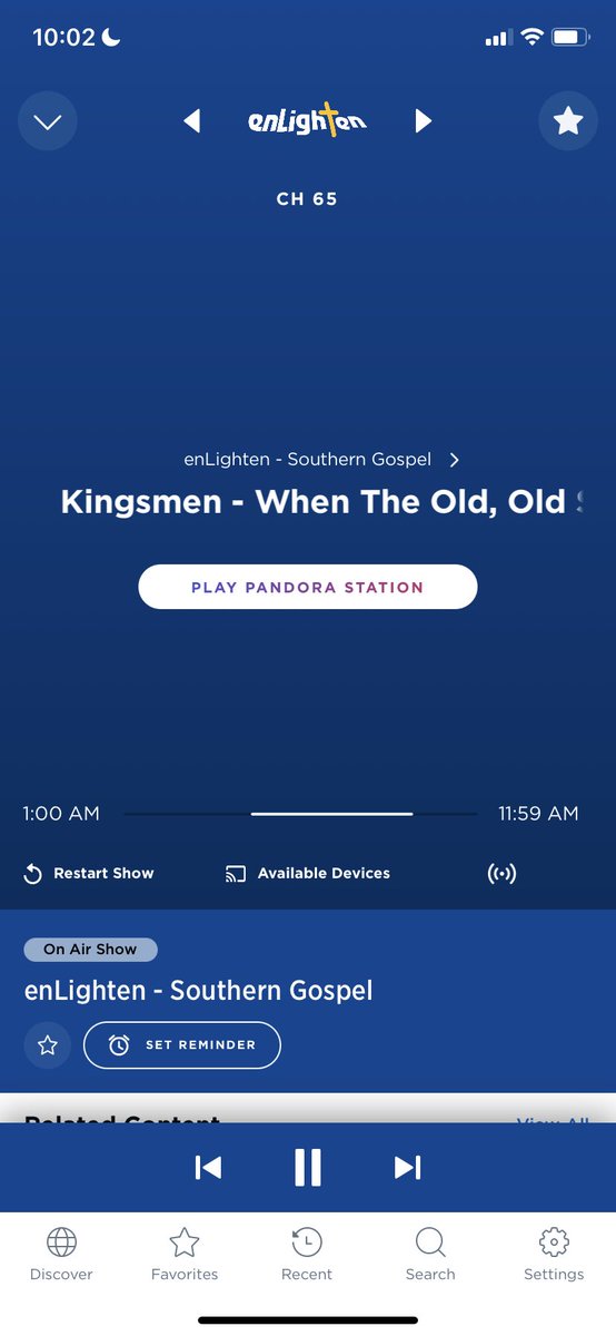 Just got a 4 month free subscription to xm radio and found this channel. Playing my favorite group! <a href="/KingsmenQuartet/">♛ The Kingsmen ♛</a>