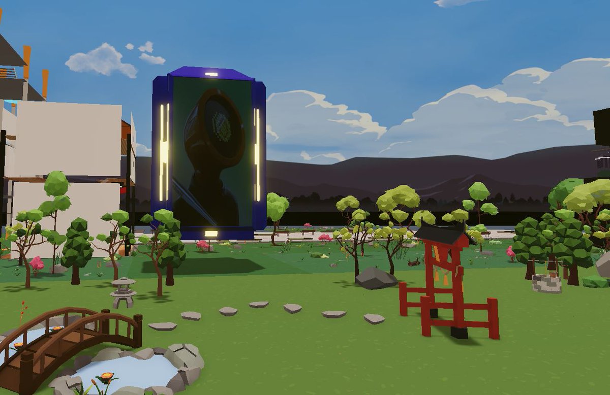 AdrunnerNft's tweet photo. Have you heard the good news?
🚀Our very first AdBox is already up and running in Decentraland! 
Want some even better news? 
AdRunner #NFT #Holders get to have FREE ad time on any of our AdBoxes! 

for WL :
1⃣ Follow @AdrunnerNft &amp; @Skywalker_adr 
2⃣Like and RT 
3⃣Tag 3 friends https://t.co/JFs0zlLPqo