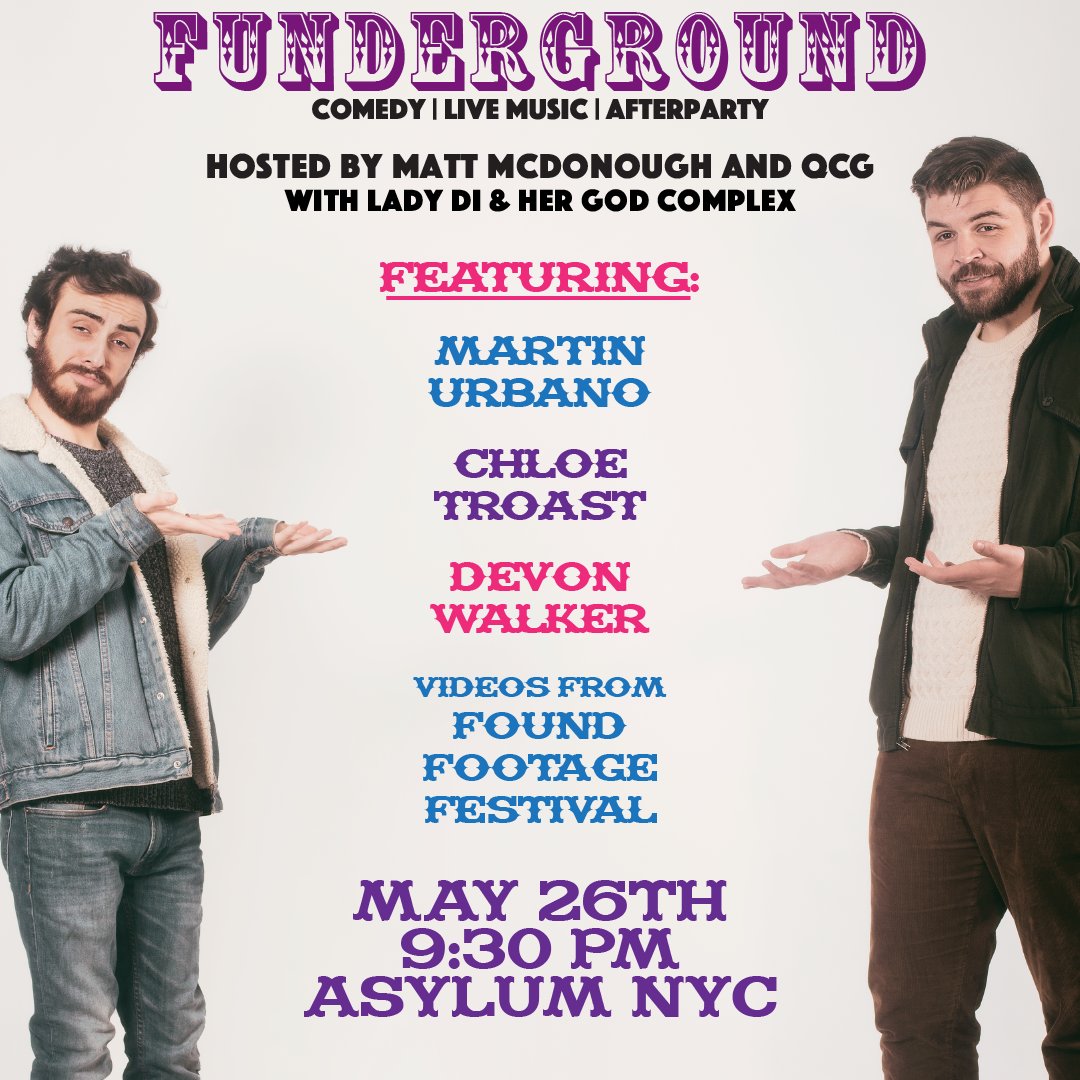 Sonic Union (@sonicunionnyc) on Twitter photo To our local friends, if you're needing some happiness, some laughter, some good vibes this evening - our birthday boy Q is hosting a comedy and live music event at <a href="/TheAsylumNYC/">Asylum NYC</a>!
05.26.22 @ 9:30PM #FUNDERGROUND To our local friends, if you're needing some happiness, some laughter, some good vibes this evening - our birthday boy Q is hosting a comedy and live music event at <a href="/TheAsylumNYC/">Asylum NYC</a>!
05.26.22 @ 9:30PM #FUNDERGROUND