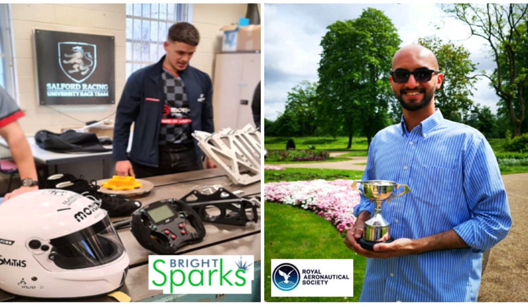 Two of our @SalfordScience #SalfordEngineering students have recieved an award for their excellence. Thank you @MorsonGroup for giving our students such amazing learning opportunities in our @makeinsalford digital fabrication facility. salford.ac.uk/news/salford-e… #SalfordWinners