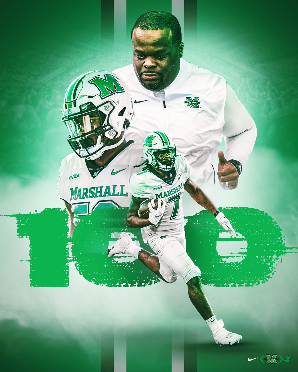 We are 1️⃣0️⃣0️⃣ days away from the first game of the 2022 season! We are ready, are you? 🤘🏈

#WeAreMarshall x #RiseAsOne