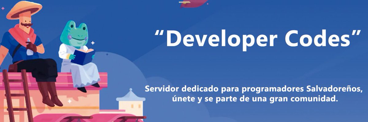 George_sv's tweet photo. ¡Hola a todos! Solo le quiero hacer una invitación a un servidor para que podemos estar un poco más comunicados como comunidad de programadores de El Salvador, todo el que quiera entrar y ser parte de esta iniciativa será bienvenido.
https://t.co/5NRoMvIb0D

#programacion #SV https://t.co/wuCdya3RUG