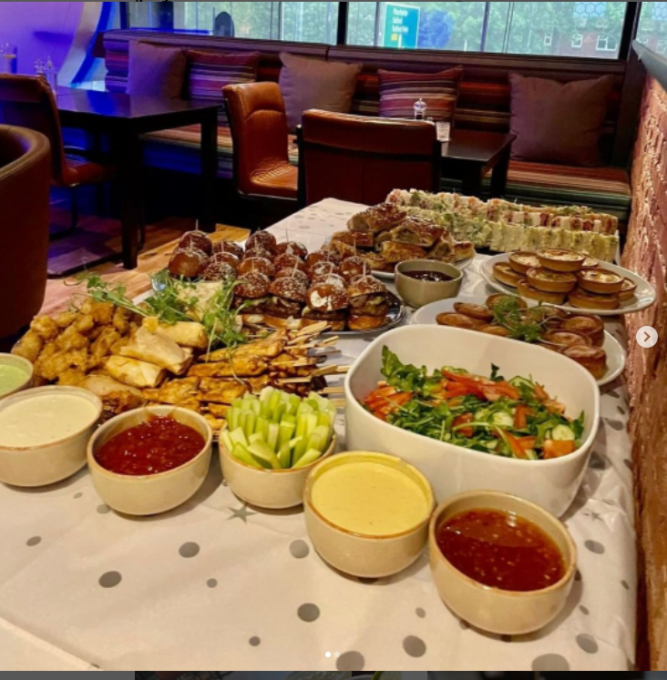 Have an event coming up? 
Regardless of what you have in mind, we've got you covered. We don't just create good food, we also offer alcoholic services and waiting staff if required. 
You can arrange a meeting to discuss your event and we'll help you make your event a success.