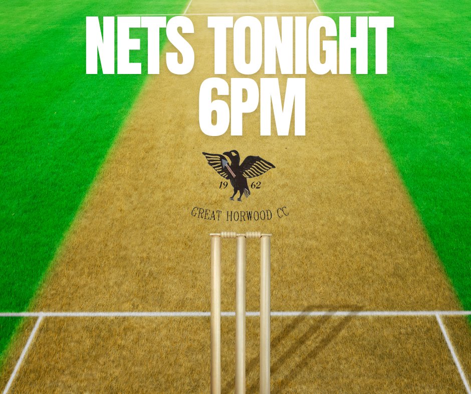 Thursday's mean 2 things at <a href="/Great_HorwoodCC/">GreatHorwoodCC</a>:

1. <a href="/Daddy10/">Darren Sirett</a> will be providing some of the best cocktails known to man from 5:30pm in 'The Clubhouse'.

2. <a href="/Great_HorwoodCC/">GreatHorwoodCC</a> nets will be open to both existing and NEW players who fancy swinging some willow. 

#hoorrss
