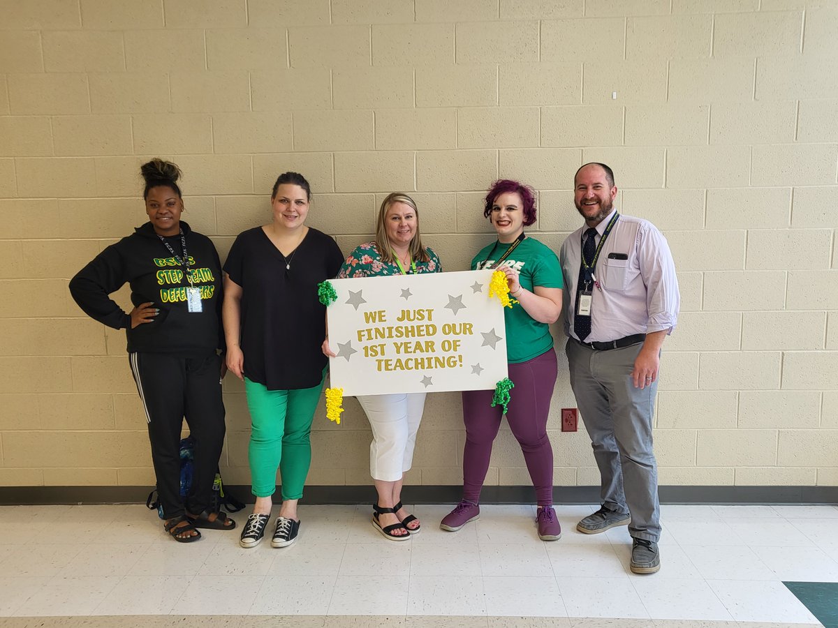 We would like to give a great big round of applause to our first year teachers who did an amazing job #DefendingStation in the 21-22 school year!  Congratulations on completing the first step in your teaching journey!