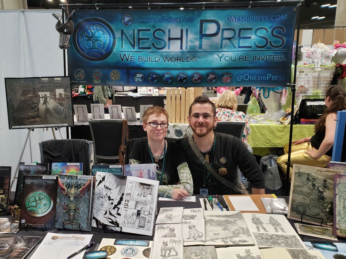OneshiPress's tweet photo. Find Us at MisCon!
Comics, illustrated novels, art, freebies, @jayeldraco & @Vargas0001 at @MisConMT 36 this weekend!
https://t.co/xgJtx4Wnce
#MisCon #Miscon36 https://t.co/fkXpJGrAJN