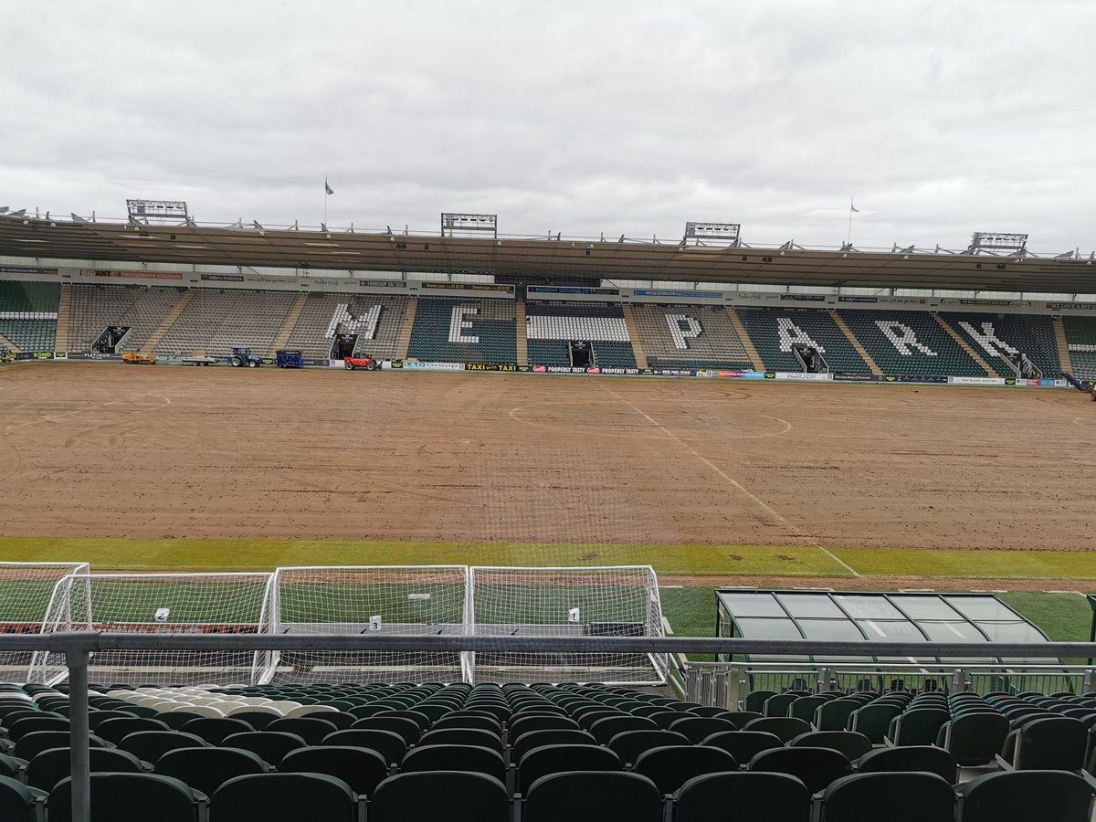 1wadham's tweet photo. Different view from the office today at "Me Park" home of @plymouthargyle https://t.co/EAXSw0mebS