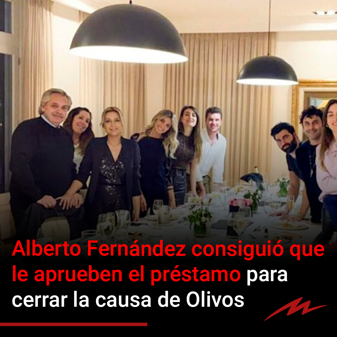📢 Alberto Fernández consiguió que le aprueben un préstamos de 3 millones de pesos para cerrar la causa de la fiesta de Olivos. El presidente solicitó el préstamo a un banco privado y devolverá el dinero en cuotas.
