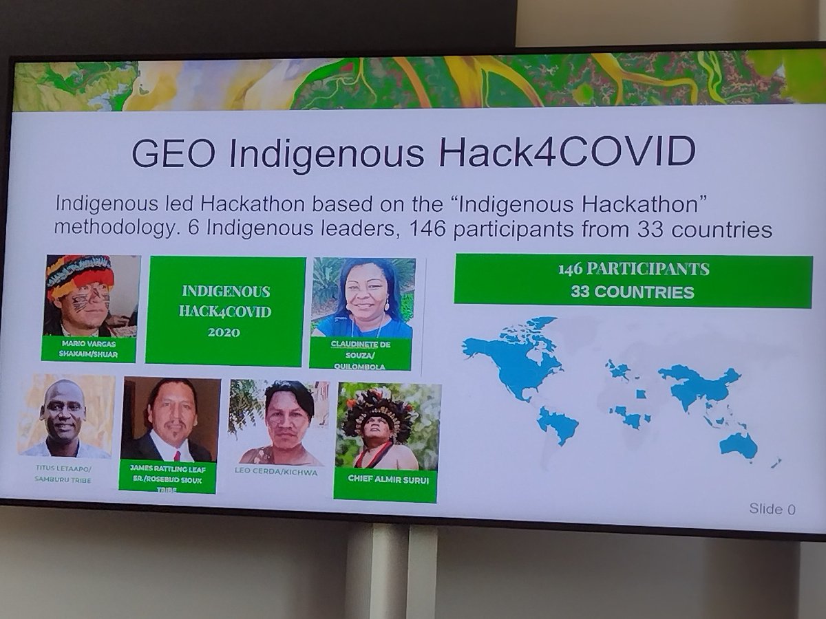 mcguiryan's tweet photo. Inspiring presentation on environmental equity and indigenous-led #EO projects @GeoIndigenous #LPS22. How @FAO uses data to benefit indigenous groups, and how the @Climateforest #OpenAccess satellite data program seeks to reduce and reverse loss of tropical forest
#OpenKnowledge https://t.co/ukaojtZFN4