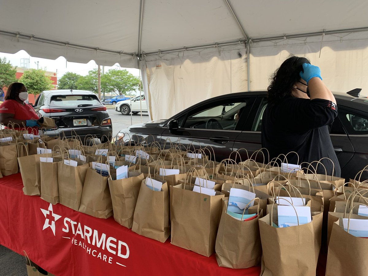 StarMedCare's tweet image. There is no line at either location and we have a lot left to hand out! Please share and tell a friend who might be in need.