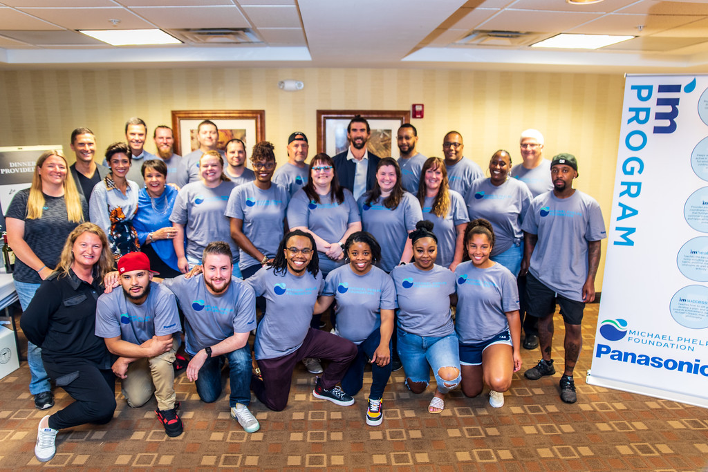 PanasonicNA's tweet photo. #TeamPanasonic captain @MichaelPhelps continues to inspire us all through the passion he shows for the #IMProgram. We are so proud to be a partner of the @MPFoundation which continues to prioritize educating others on water safety and overall wellbeing. https://t.co/lfZhbzcHX1