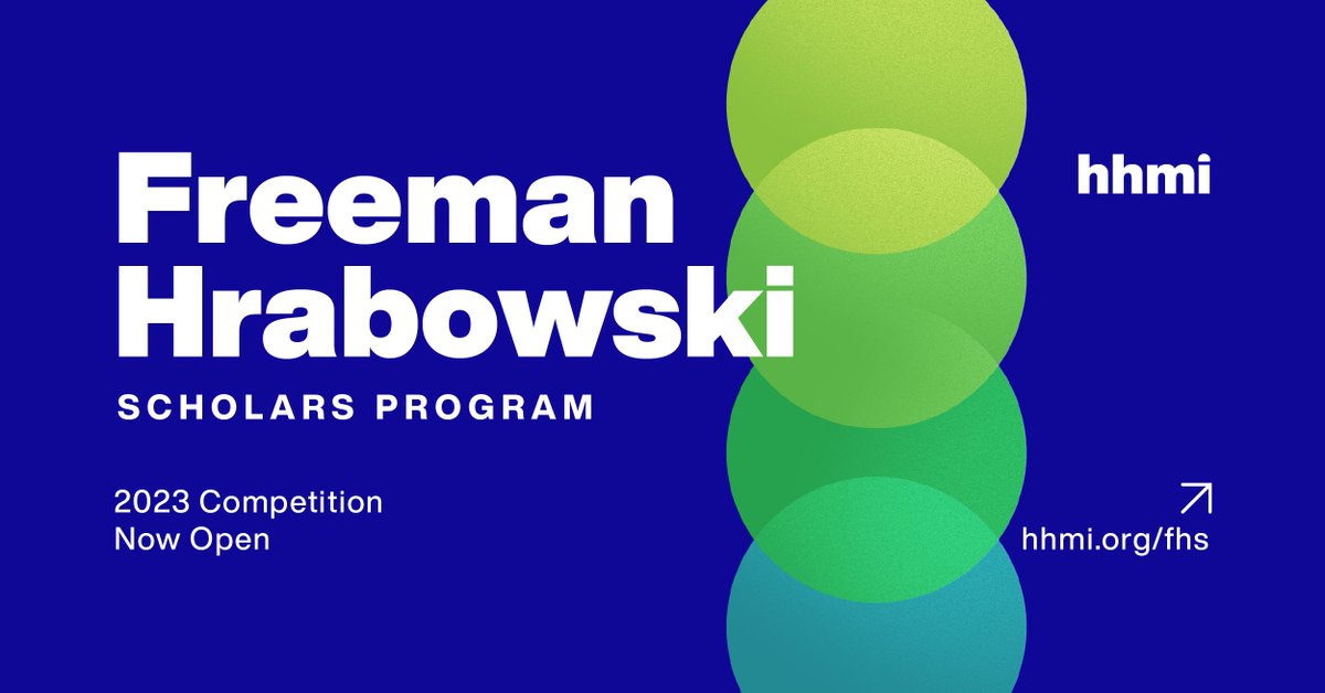 🧵JUST LAUNCHED!! Freeman Hrabowski Scholars Program #FHScholars is the $1.5B centerpiece of @HHMInews #DEI Goals diversity.hhmi.org supporting early career faculty committed to advancing diversity, equity, &amp; inclusion in science  hhmi.org/fhs (1/7) &lt;PLEASE RT!!&gt;