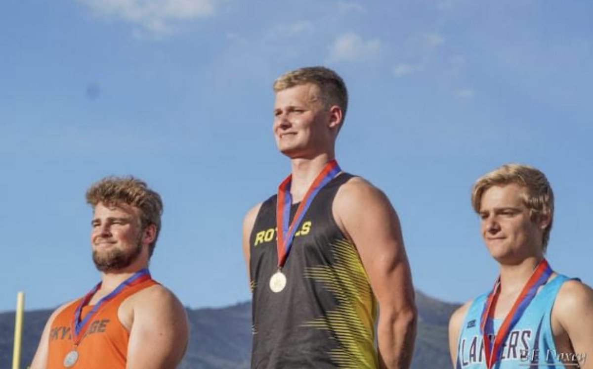 EckerTravis's tweet photo. It doesn’t get much better than @Reese__Jones.  3.9GPA, hard worker and dedicated. Increased strength &amp; mobility working w/ @drakepcook1  Went from 140’s as a soph during Covid to 180’s as a senior and is just scratching the surface of potential!  ‘21 state champ!  #javelin https://t.co/dTNnxF1cSQ