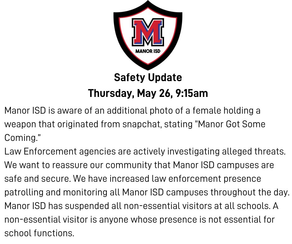 Manor ISD tweet media