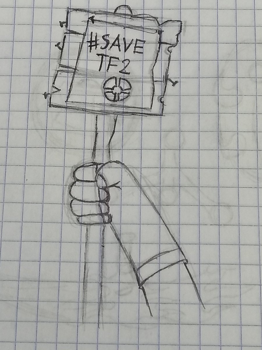 Angel29989843's tweet photo. It ain't the best drawing, but still
#savetf2 https://t.co/D006NFS5LH