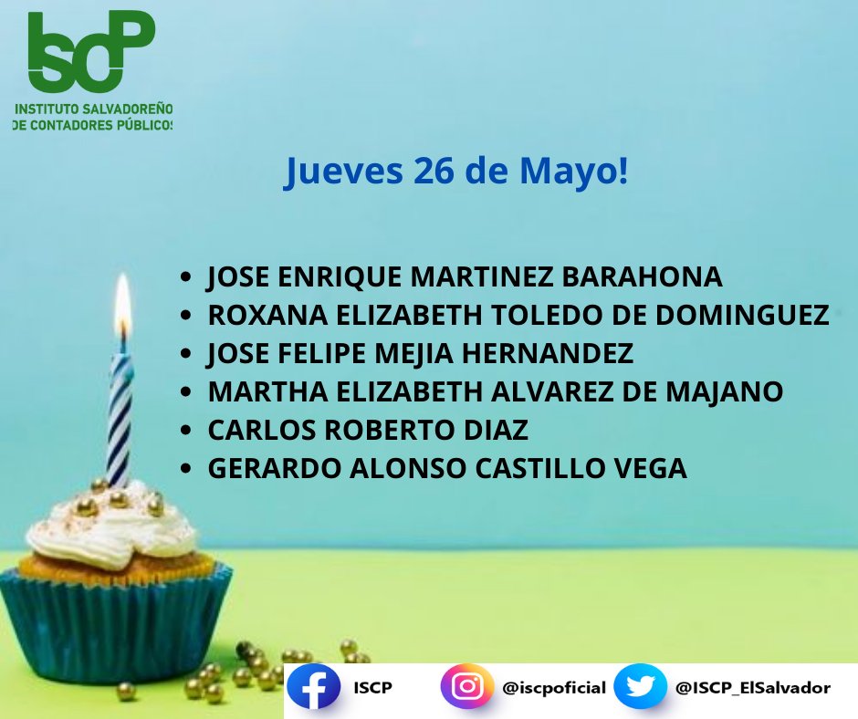 Instituto Salvadoreño de Contadores Públicos on Twitter: Instituto Salvadoreño de Contadores Públicos on Twitter: