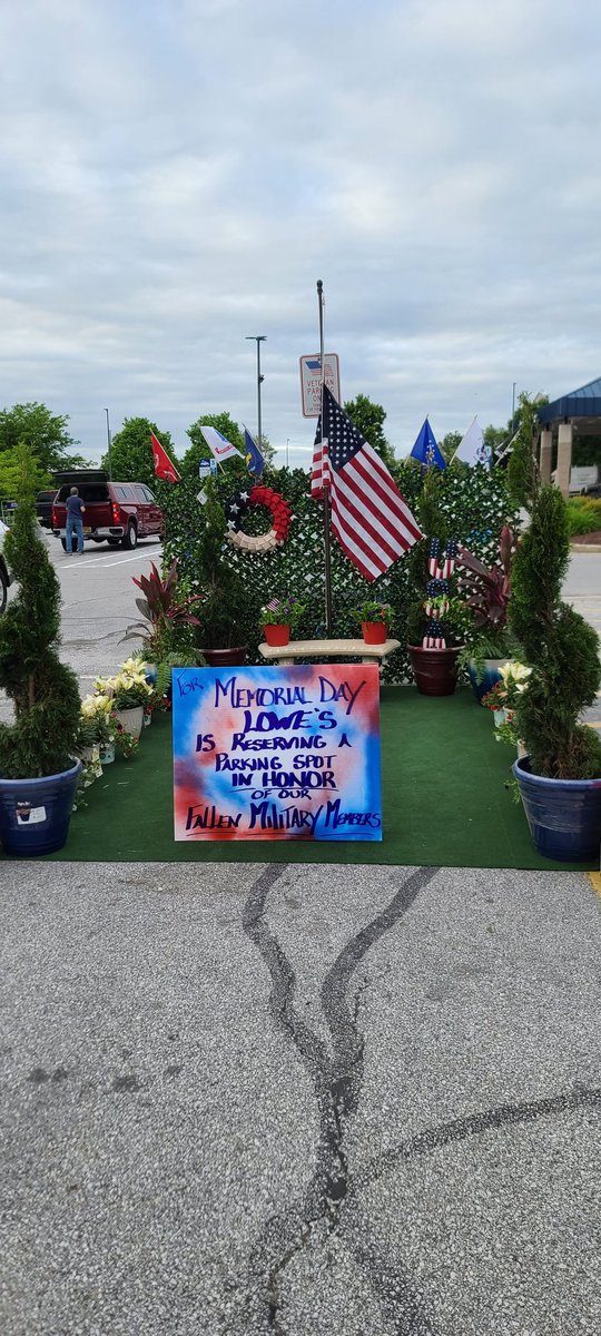 Lowe's Westminster 0568
In Honor of our Fallen
This Memorial Day 🇺🇲
#R1MemorialDay <a href="/BenitoKomadina/">Benito.Komadina@Lowes</a> @LauraG813R1 <a href="/lwcoldiron/">Larry Coldiron</a> <a href="/BlueBoxR1/">@BlueBoxR1</a> <a href="/TomMill47102906/">Tom Miller</a> <a href="/MattKovacs12/">Matt Kovacs</a> <a href="/GallianoScott/">ScottGalliano</a>