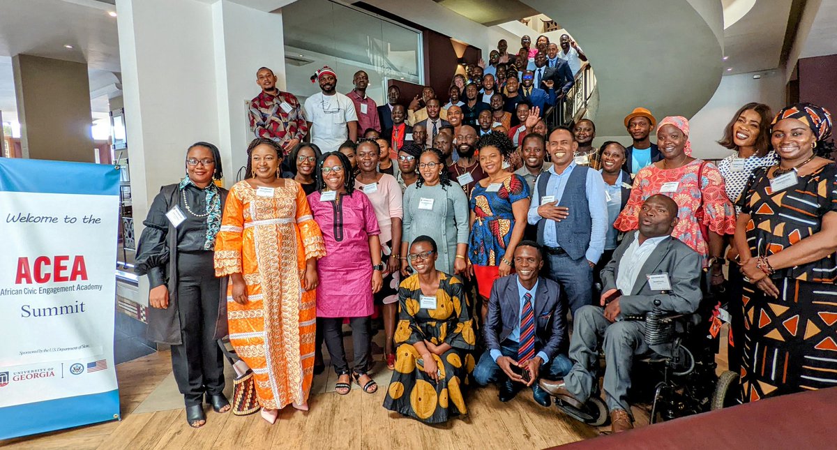 walkerthinks's tweet photo. African Civic Engagement Academy graduates at the 2022 Summit. Such talent, passion, and promise for Africa and the global community.
#ACEASummit
#StateDeptARS
#USAenFrancais
#AsstsecstateAF
#USEmbassyGhana https://t.co/4qjHC1o0XC