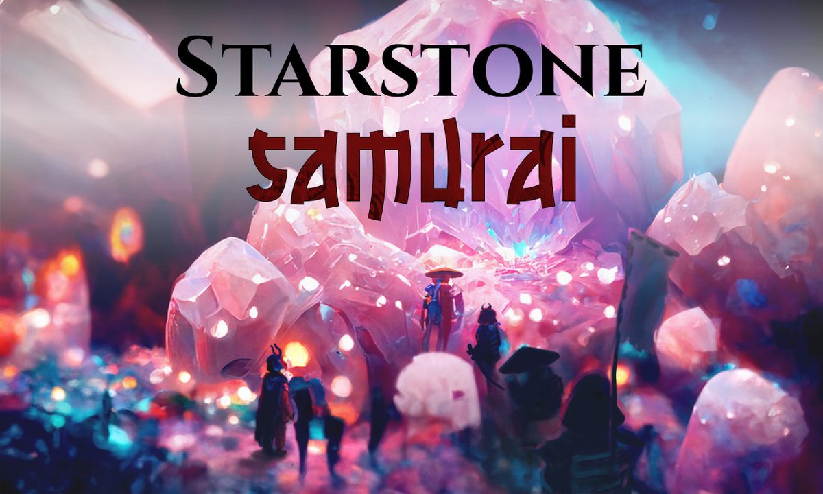 SStoneSamurai's tweet photo. ⛩️ Genesis StarStone Samurai are coming!! ⛩️
Low Supply: 999
Mint: Mid June
WL Spots Now Available 🚀

1⃣ Like and Retweet ❤️
2�� Check DMs!! 🎁🎁🎁

#NFTGiveaway #NFTCommunity #P2E https://t.co/bzhYE6eyCP