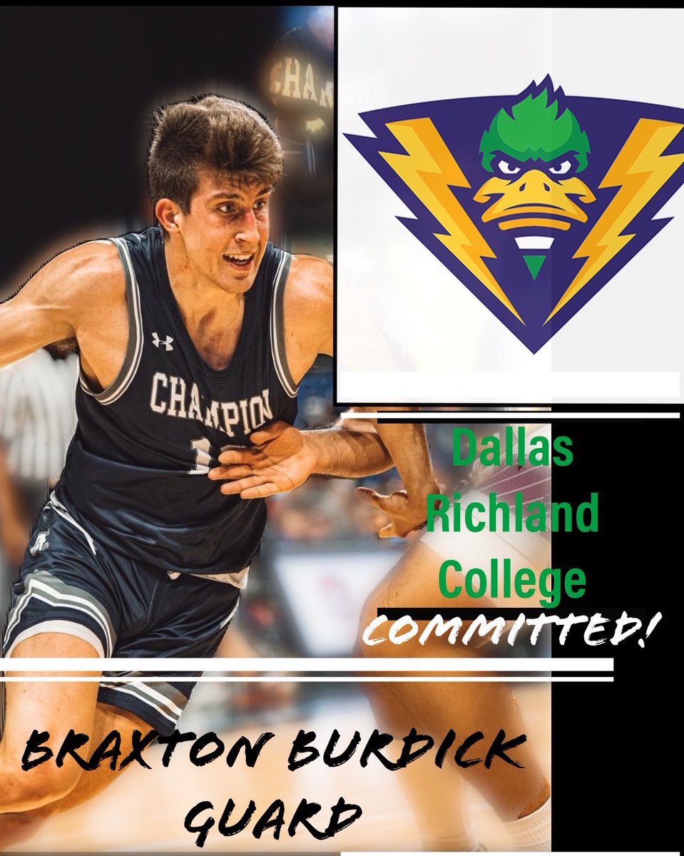 Congrats to Braxton Burdick on his commitment to play basketball at Dallas Richland College!  He was the backbone of our State-Semifinal team.  Braxton leaves us as the fifth all-time leader in scoring and third in rebounds.  Forever thankful for your servant leadership, Brax!