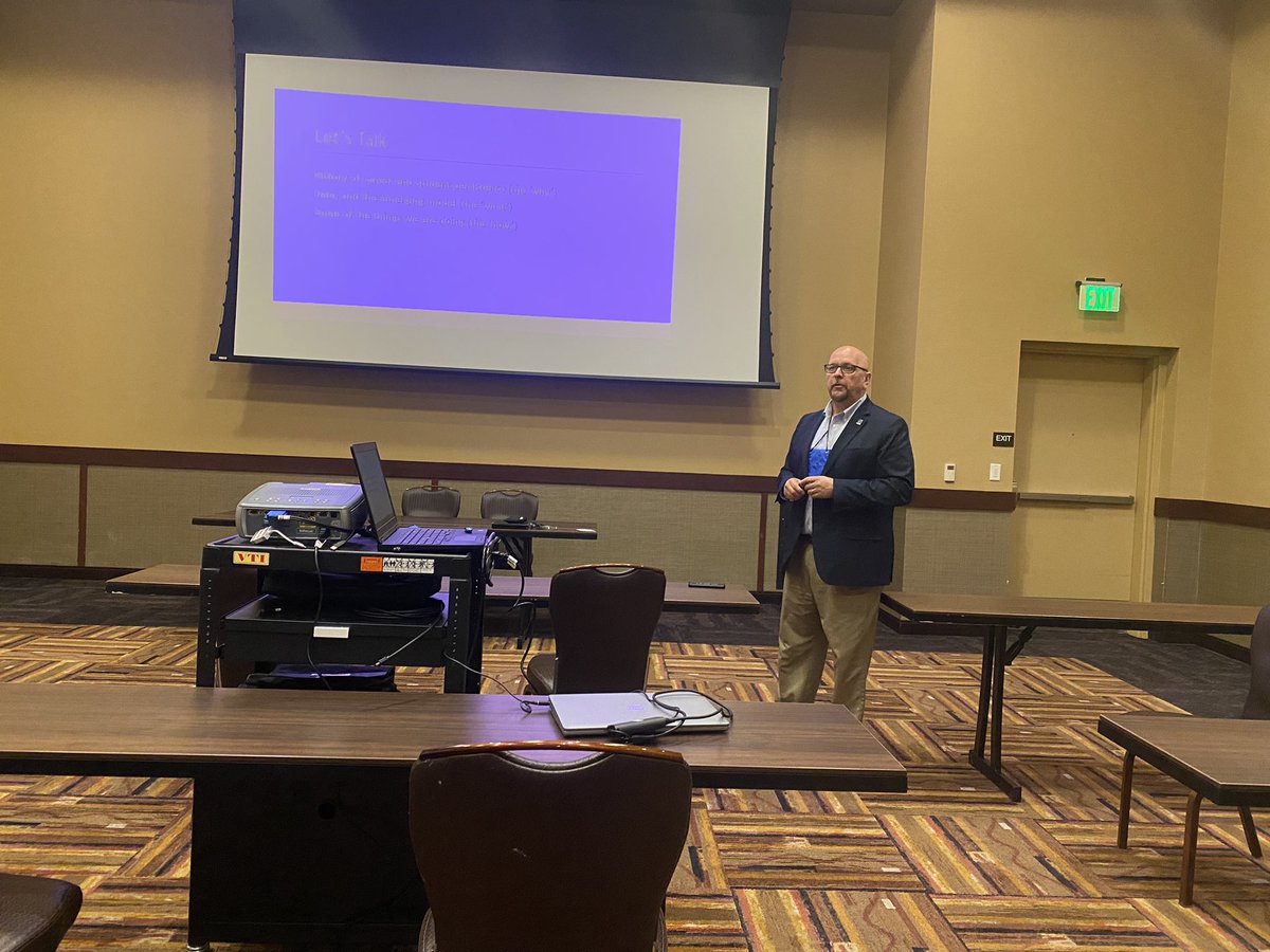 Dr. John Rindy aka <a href="/baldcareerguy/">Dr. John Rindy</a> from <a href="/SRUCareer/">SRU Career Education</a> (and newest Donna Dentler Award Recipient!) is kicking off today’s express sessions at <a href="/PennACEinfo/">PennACEInfo</a> by teaching career professionals how to embrace and understand an expanded role in student persistence! Good stuff! #PennACE2022