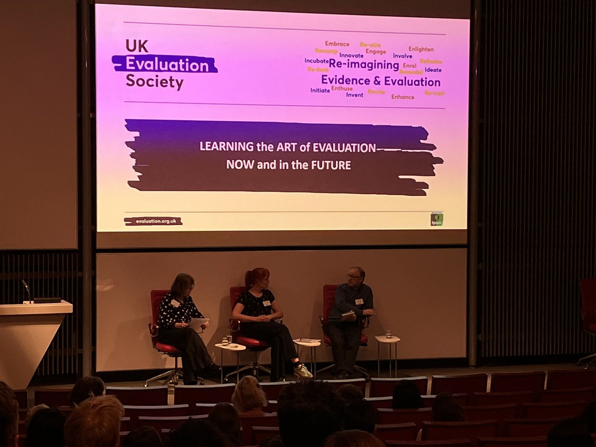NEXT, SOME BIG QUESTIONS: How can we as an eval community support the building of #evaluation capabilities in different sectors and contexts? And how can we as evaluators retain our ‘integrity’ as professionals? 🤔 #ukesconf22 <a href="/UKevaluation/">UK Evaluation Society</a>
