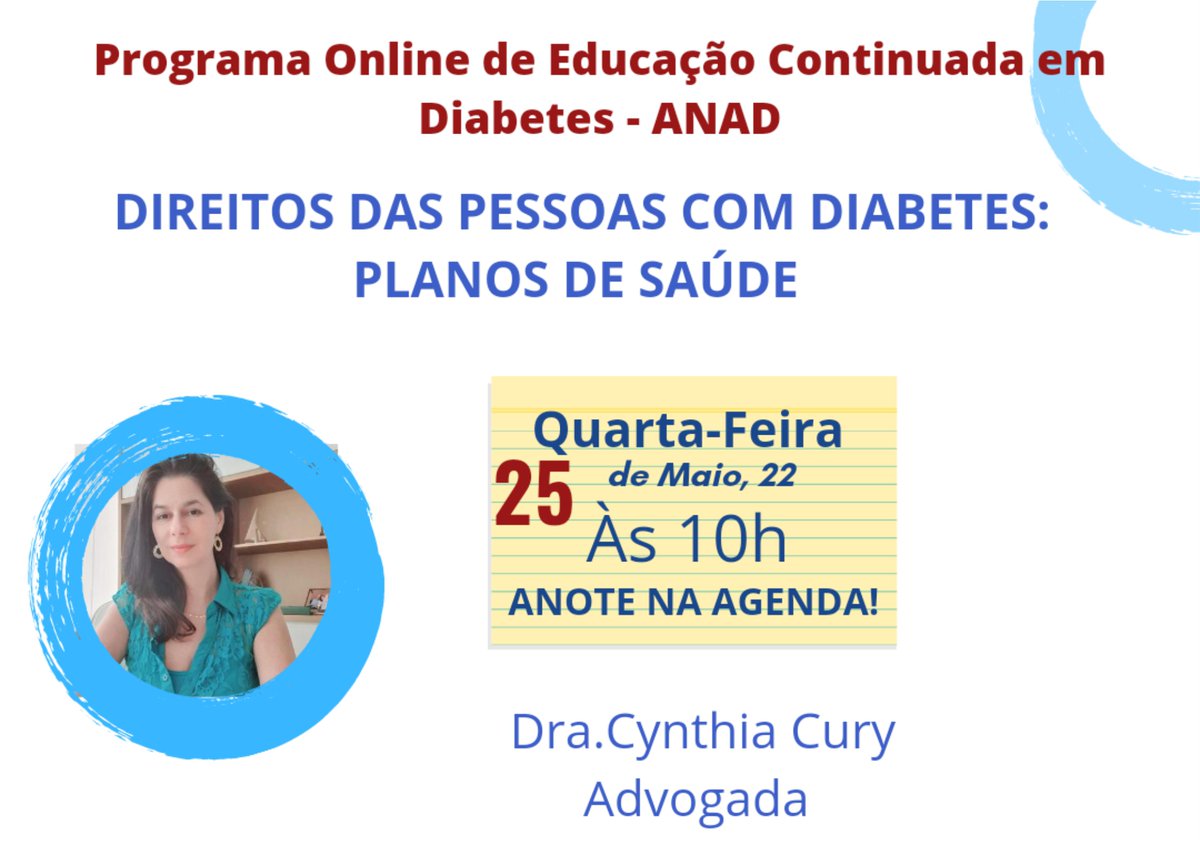 Associação Nacional de Atenção ao Diabetes tweet media