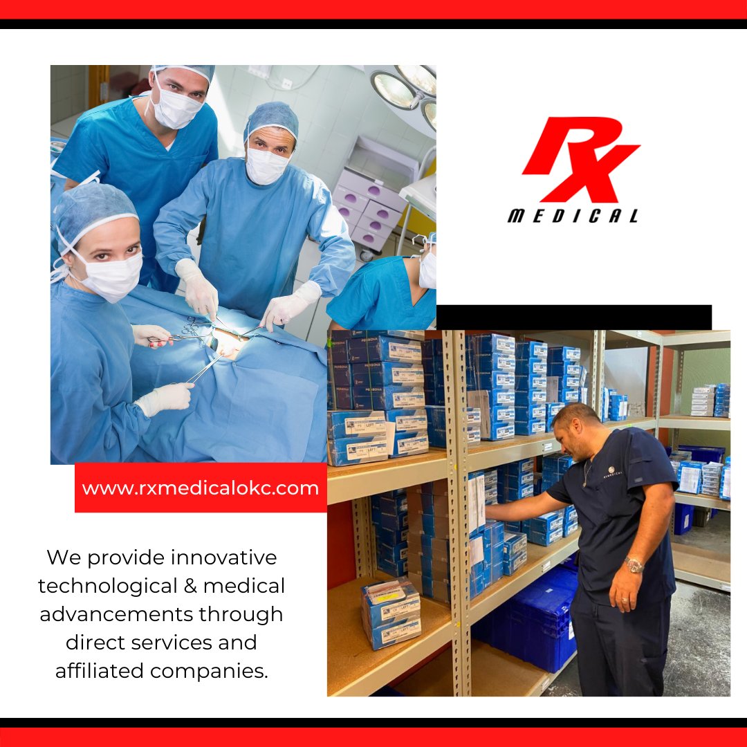 RXMedicalOKC's tweet image. Advancing #healthcare through
innovation and service. #spine #neurosolutions #medicaldevices #surgery #surgeon