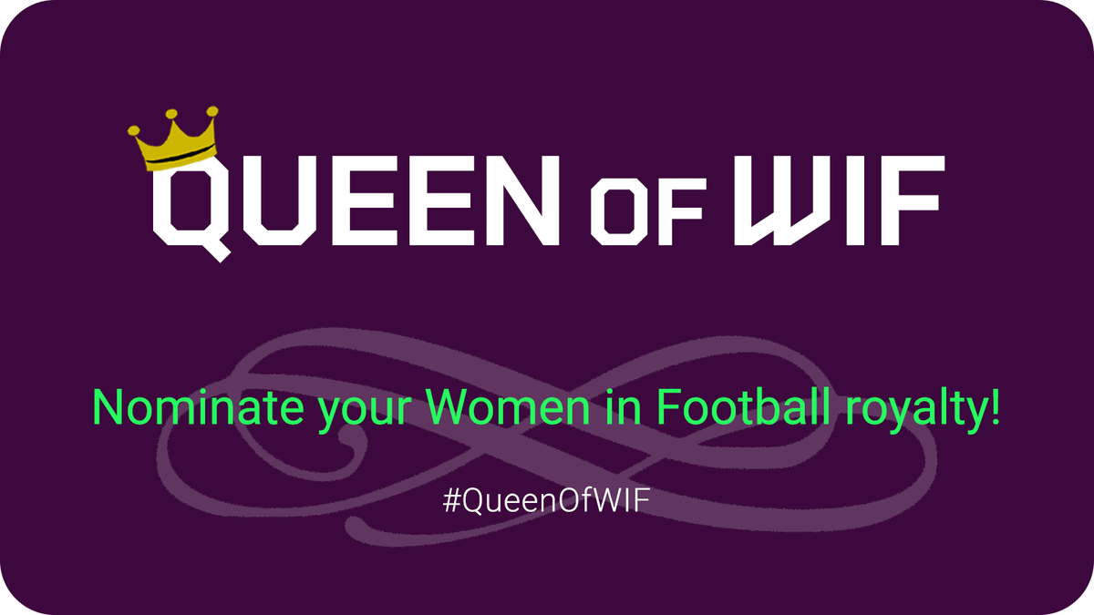 Who's your Queen of Women in Football? We'll give them a shout out over the jubilee weekend to celebrate all the WIFs out there doing brilliant things! #QueenOfWIF

Don't reply - DM us and tell us their name, Twitter handle and why you're nominating them, and we'll say a big yay!