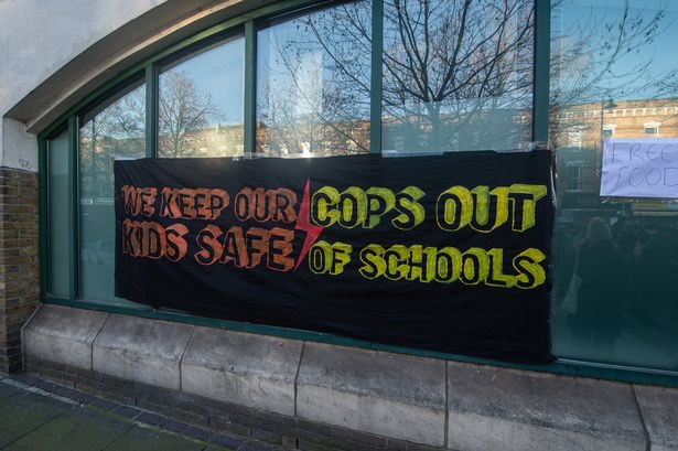 HackneyCopWatch's tweet photo. After learning of the state-sanctioned sexual assault on ChildQ, & the complicity of her school in Hackney, we called on the community to join us in protest and you responded to our call 🔥
Yesterday, we found out another girl was strip searched by cops the same month. https://t.co/CNrhKTXnl5