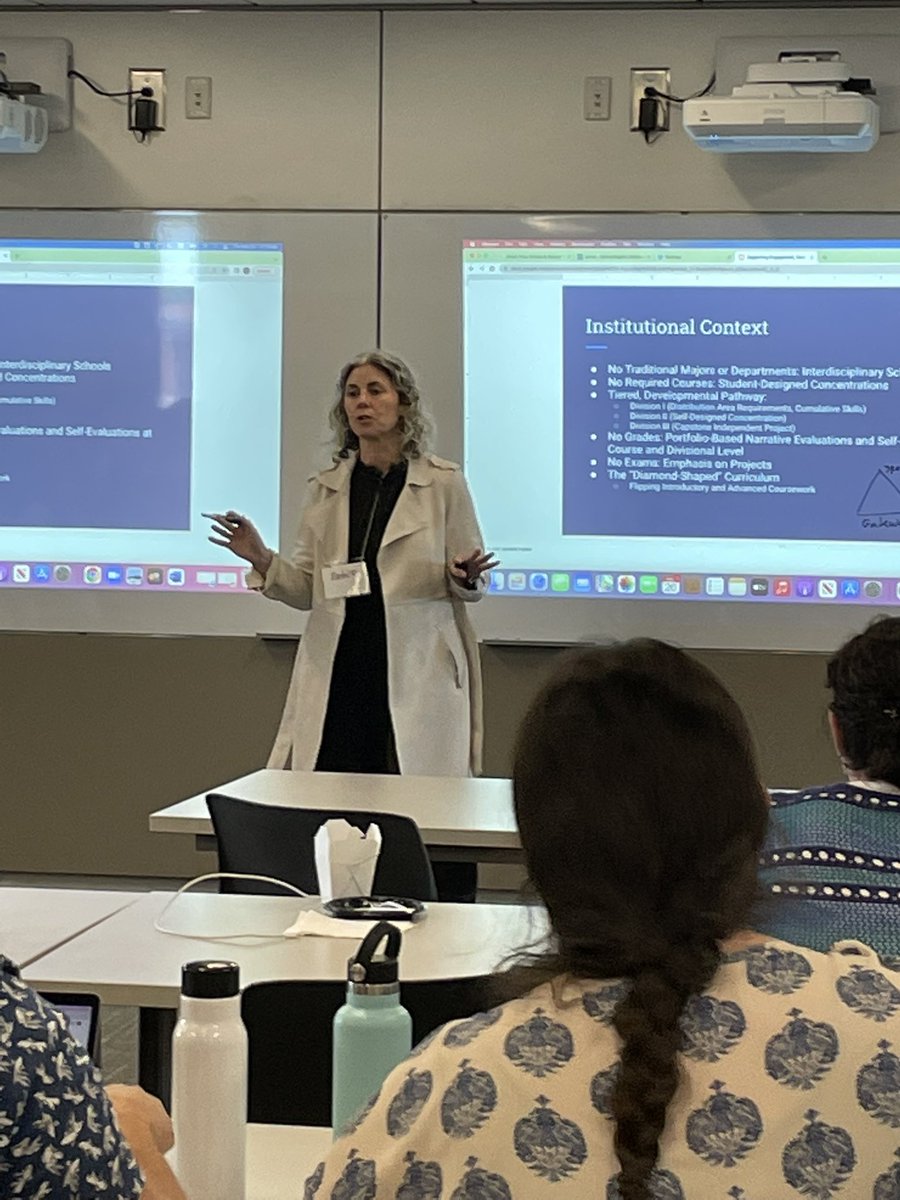 Tony Hill and Rachel Rubinstein engaging our faculty!