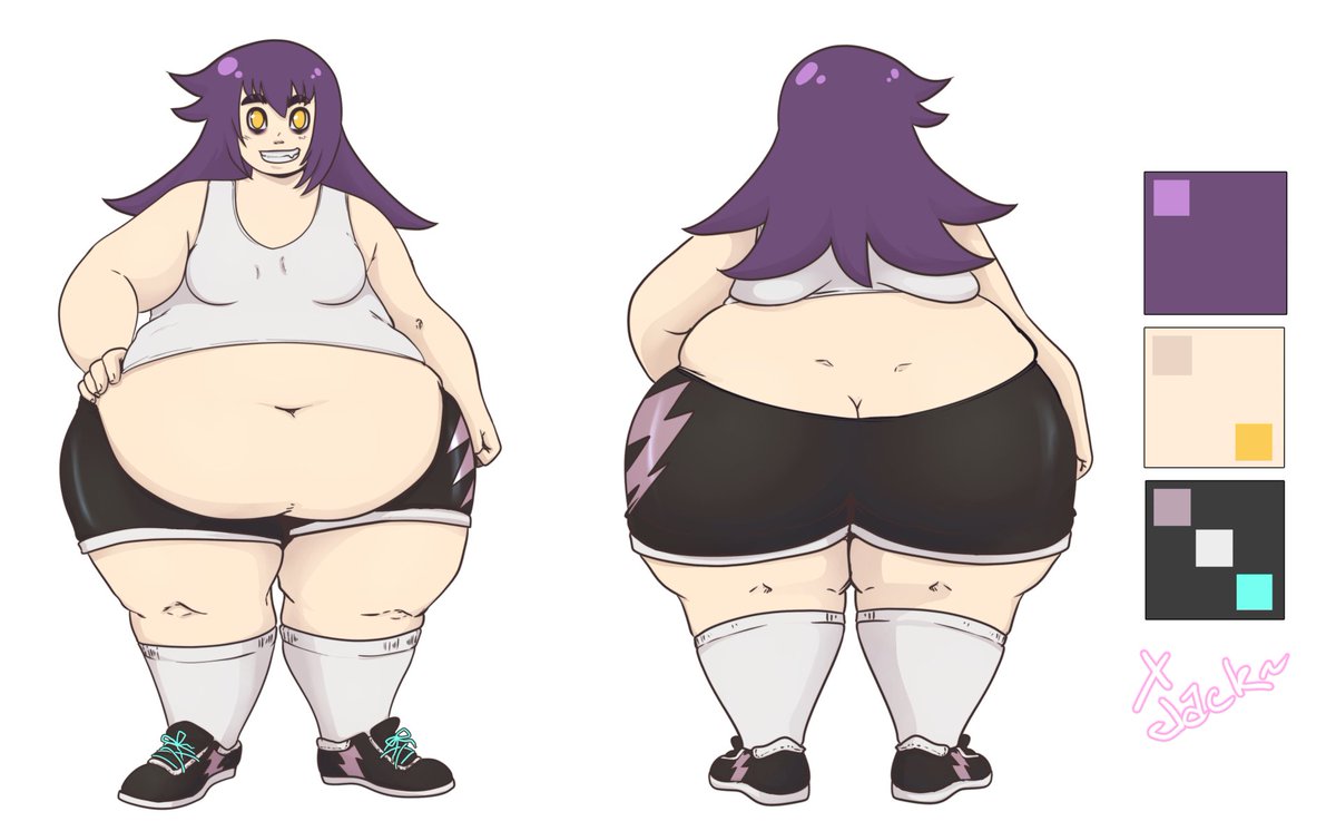 SpoonSnooper's tweet image. SHE. IS. DONE. (again)
(Drawn by @jaw_jackie, comm&apos;d by me!)

Meet Jennete!
She loves soccer, video games, and most importantly, food!

A peppy tomboy with energy to spare, tho a bit gullible at times.
And don&apos;t mention her big butt...

Feel free to ask questions about her! 💜