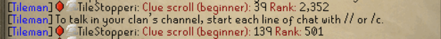 Stopperi1's tweet photo. First 100 clues of the grind.

Gonna try updating on twitter after the clue count is on 200, 300 etc. from now on

#OSRS #Tileman #UIM #F2P https://t.co/NFPh2gyCOm