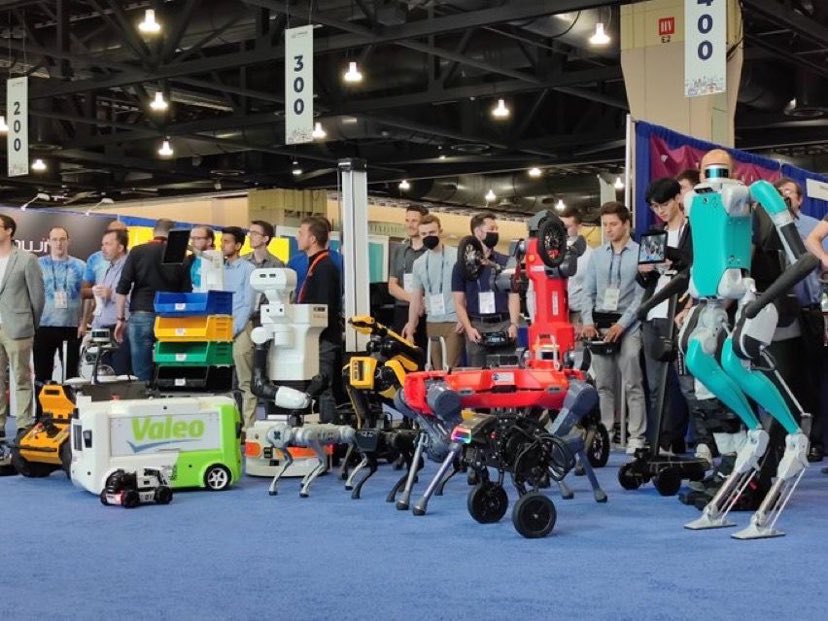 awaldock's tweet photo. Amazing to see so many robots in one place @ieee_ras_icra https://t.co/OsXiTz4PSl