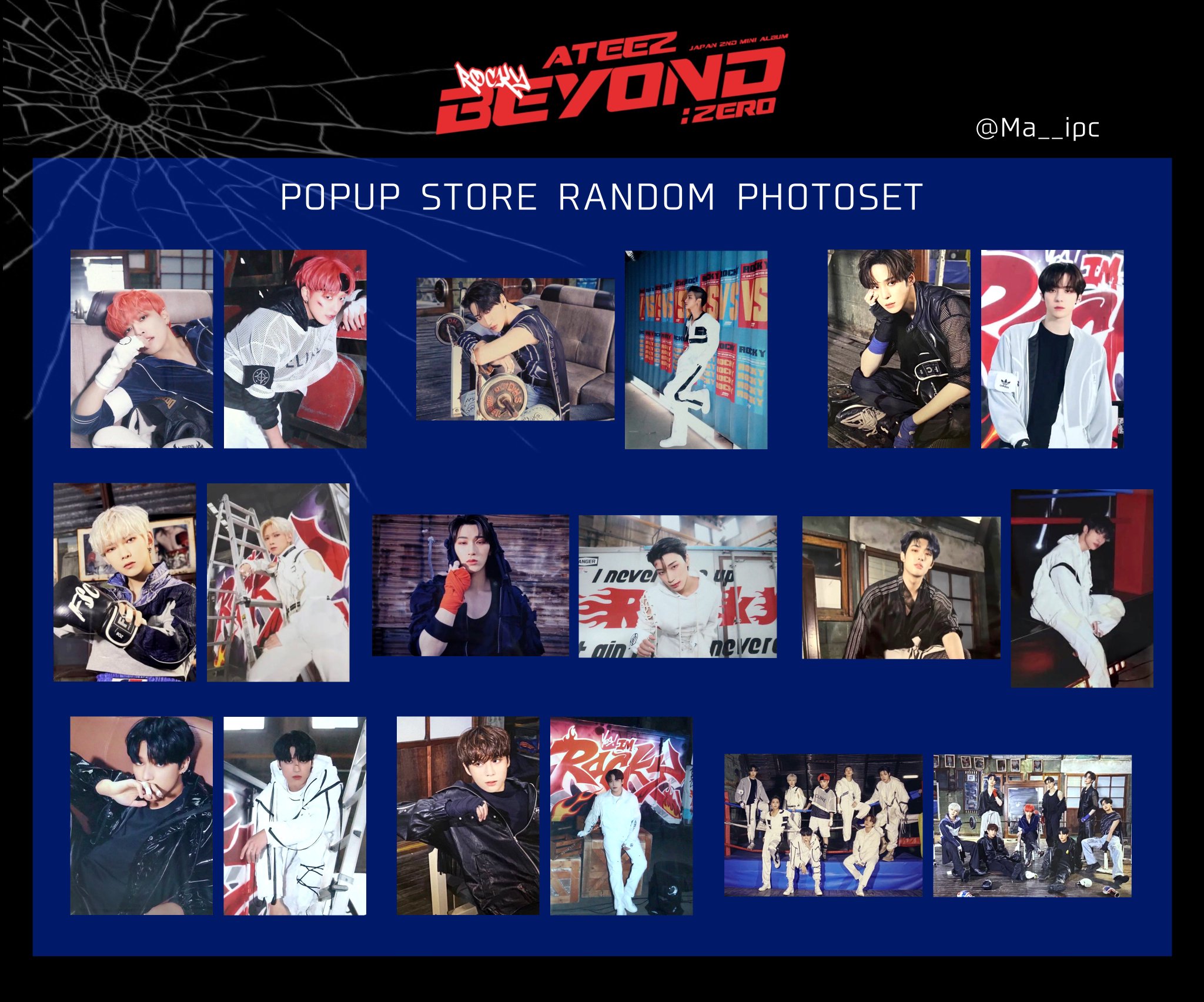 ATEEZ - ATEEZ BEYOND：ZERO ポップアップ ランダムフォトセット コンプ ateez POPUP ランダムフォト コンプリート